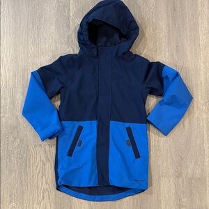 Lands’ End Blue and Black Hooded Jacket